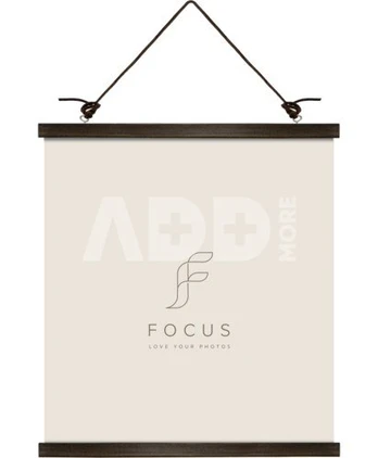 Focus Poster Hanger Magnetic Walnut 51cm