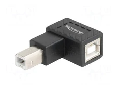DELOCK Adapteris USB 2.0 B Stecker zu B Buchse 90° links gew. kaina