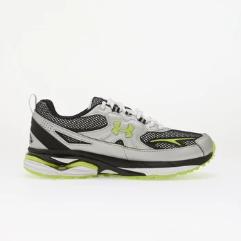 Under Armour Apparition Tech Metallic Silver/ White/ Green Citrine - Dydis 45 (6005280-105 Laisvalaikio batai)