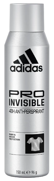 Vyriškas dezodorantas Adidas Pro Invisible, 150 ml kaina