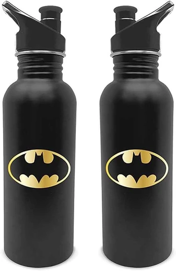 Gertuvė Pyramid Batman (Logo) metalinis vandens buteliukas (700ml)