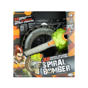 Žaislinis šautuvas su kamuoliu SPIRAL BOMBER