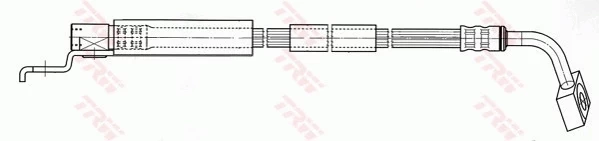 TRW PHD401 Brake hose