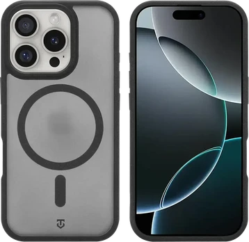 Dėklas Tactical MagForce Hypersand Cover for Apple iPhone 16 Pro Asphalt