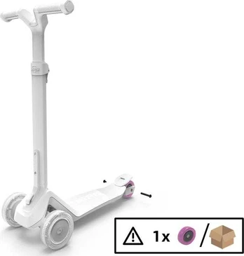 Berg Nexo - Rear Wheel 80x40mm Rožinė