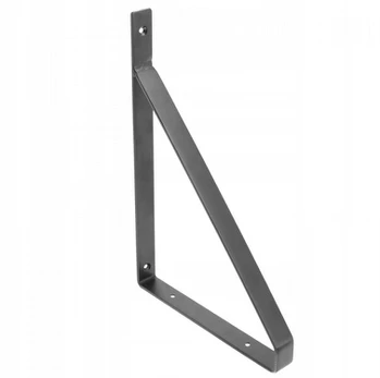 Shelf support GINO, 30x22 cm, juodas mat
