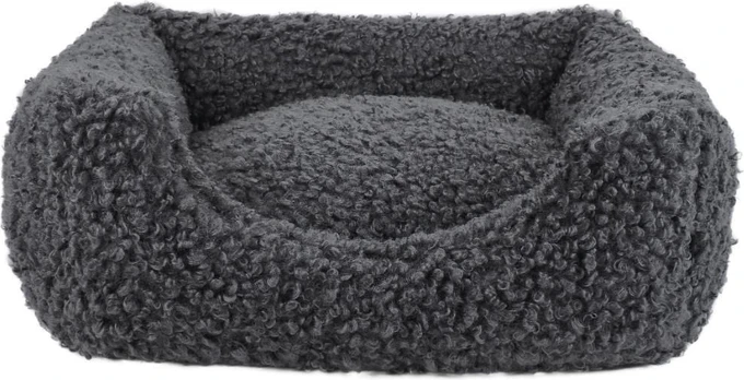 Nordic Paws – Vilja Dog Bed – Size: S 55 × 50 × 20 cm – Grey