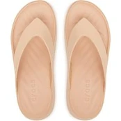 Crocs Šlepetės per pirštą Getaway Platform Flip 209410 Rožinė