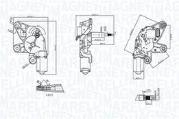 Valytuvo variklis MAGNETI MARELLI 064371100010
