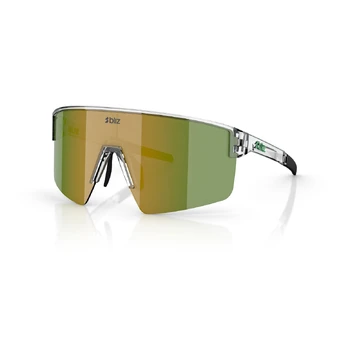 BLIZ P004 akiniai | Transparent White - Green