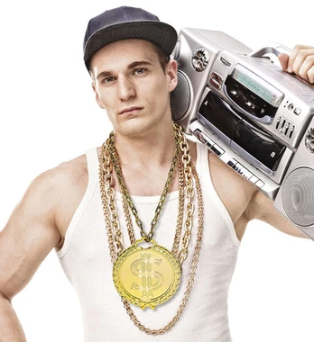 HIP HOP NECKLACE 58 cm