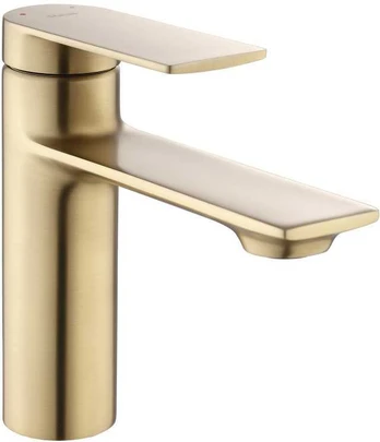 Žemas praustuvo maišytuvas REA STORM GOLD BRUSH Low