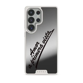 Amor - Samsung Galaxy S25 Ultra Case, Elite Mirror Light (Magnetic) / Silver