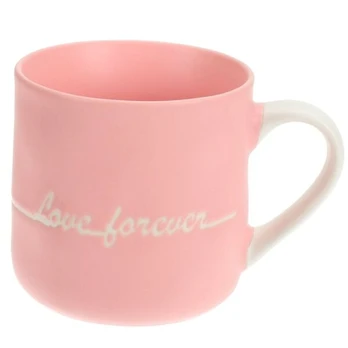 Puodelis Love Forever, rožinis, 320 ml
