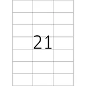 HERMA Etiketten A4 baltas 70x42,3 mm extrem haftend 525 St. kaina