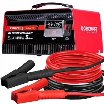 Automobilinis akumuliatoriaus įkroviklis 12v Worcraft Bc-217