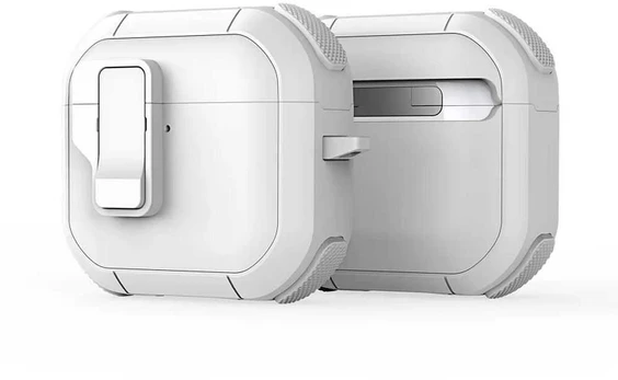 DUX DUCIS PECP - TPU+PC protective case for AirPods 4 baltas