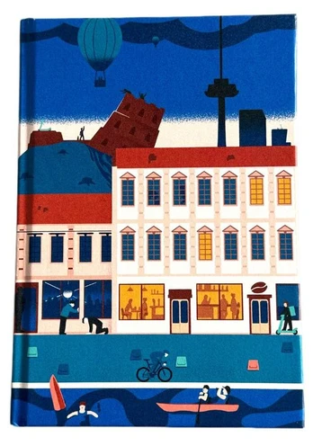 Užrašinė popieriniu viršeliu VILNIUS