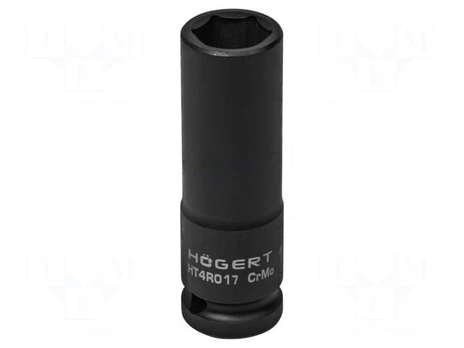 Socket | 6-angles,socket spanner,impact | HEX 17mm | 1/2" | long