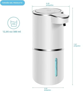 Automatinis muilo dozatorius, 380 ml, BALTA