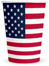 Globos Europe Bv USA papkrus, 8 stk