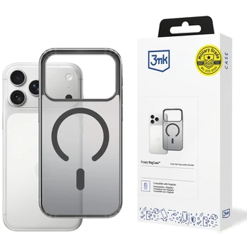 Dėklas Apple iPhone 17 Pro Max - 3mk Frosty MagCase Juodas