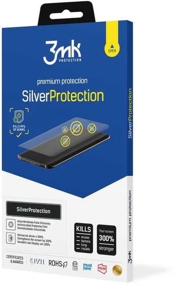 LCD apsauginė plėvelė 3MK Sidabrinis Protection+ Apple iPhone XS Max/11 Pro Max
