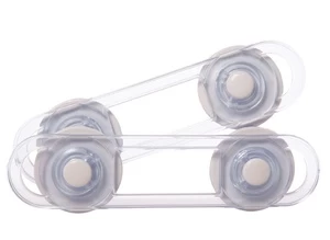 Universali apsauga Dreambaby Mini Multi-Purpose Latches, plastikas, skaidri, 2 vnt.