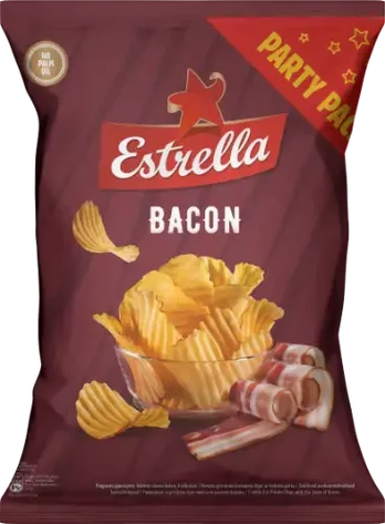 Traškučiai ESTRELLA, šoninės skonio, 180 g
