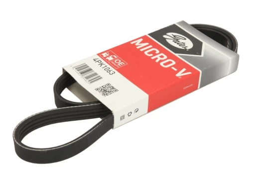 V formos rumbuoti diržai GATES 4PK1063
