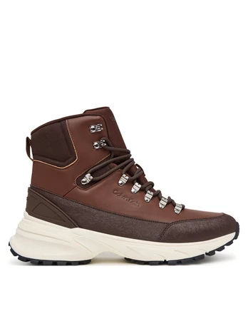 Auliniai batai Calvin Klein Hike Runner Mid Laceup Lth HM0HM02323 Ruda