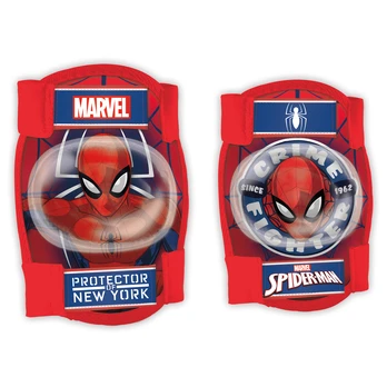 Vaikiškos apsaugos keliams ir alkūnėms SPIDERMAN (raudonos)