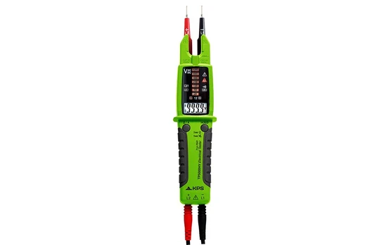 Profesionalus 1000V, 200A AC/DC įtampos testeris TRMS, IP65, CAT III/ IV, KPS