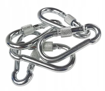 Karabinas lynams su apsauga 6x60mm 5 vnt