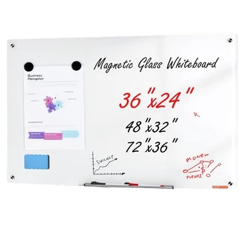 Magnetinė stiklinė rašymo lenta 900 x 600 mm