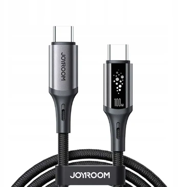 Kabelis Joyroom S-A60 StarTalk 100W USB-C - USB-C 1,2m - juoda