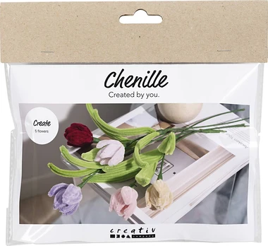 Creativ Company Mini DIY Kit - Chenille flowers