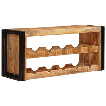 Vyno stovas Ruda 100 x 45 x 33 cm Kietas Rupus Mangų Medis