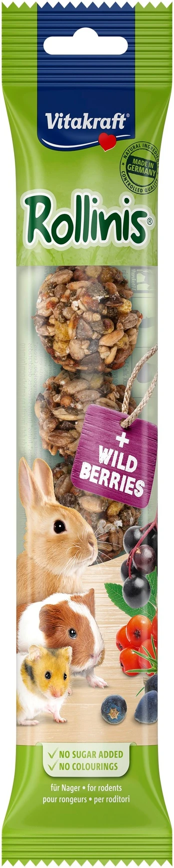Vitakraft - Rollinis Wildberry for rodents 40g (25728)