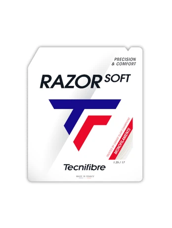 TECNIFIBRE RAZOR SOFT 1.25mm stygos teniso raketei