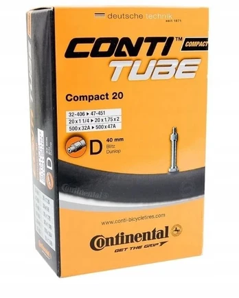 Continental Compact 20x1 1/4-1,75 32/47-406/451 dv kamera