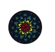 iLike Universal Pop Holder Hypnotic Juodas Geltona