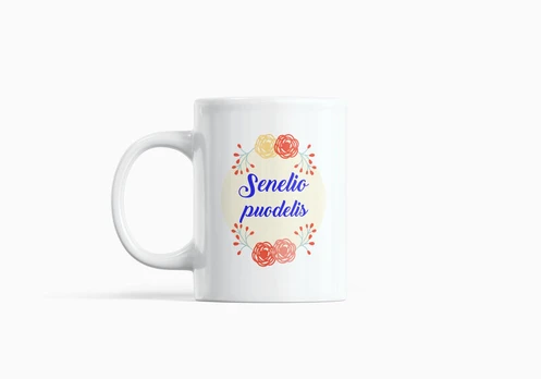 Puodelis „Senelio“