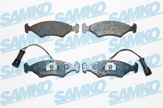 Stabdžių trinkelių rinkinys, diskinis stabdys SAMKO 5SP242