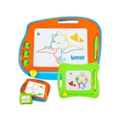 Vaikiška magnetinė piešimo lenta 2in 1 kaina