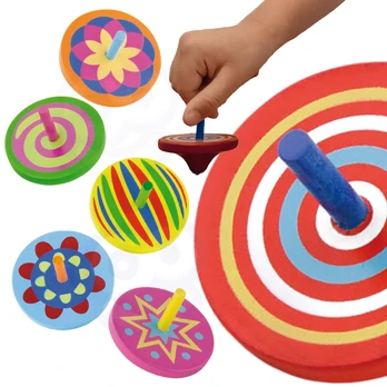 Viga Toys Spalvotas medinis suktukas 1 vnt.