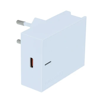 Adapteris Swissten SW-SAM-SFC-W, USB-C, 1.2 m, balta, 25 W