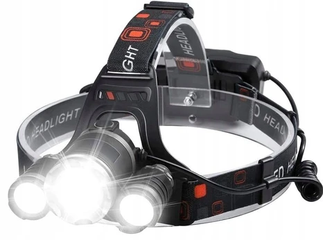 Priekinis žibintas 3xLED T6 CREE