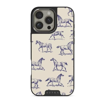 Derby Race - iPhone 16 Pro Case, Elite Dark (MagSafe) / Gunmetal