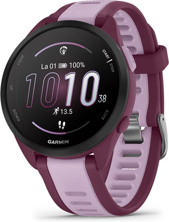 Išmanusis laikrodis Garmin Forerunner® 165 Music Berry/Lilac